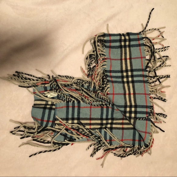 Burberry Accessories - Burberry Cashmere Blend Plaid Scarf
